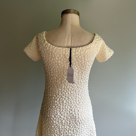 English Factory Ivory Of The Shoulder Dress - Picture 8 of 9